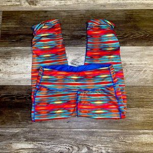 Neon print gym pant!